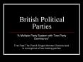 British Political Parties  A Multiple Party System wit