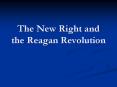 The New Right and the Reagan Revolution Carter s Crisis o