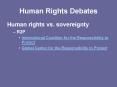 Human Rights Debates Human rights vs. sovereignty R2