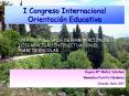 I Congreso Internacional Orientaci n Educativa UNA PROPUEST