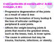Osteoarthritis (Degenerative Joint Disease, DJD) Progressiv