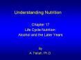 Understanding Nutrition Chapter 17 Life Cycle Nutritio