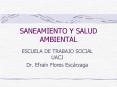 saneamiento y salud ambiental escuela de trabajo social uac