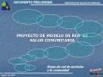 PROYECTO DE MODELO DE RED DE SALUD COMUNITARIA Grupo de re