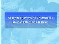 Seguridad Alimentaria y Nutricional: Acceso a Servicios d