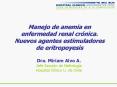 Manejo de anemia en enfermedad renal cr nica. Nuevos agente