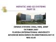 hepatic and gi systems part ii dennis stevens crna, msn