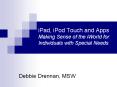iPad, iPod Touch and Apps Making Sense of the iWorld fo