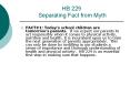 HB 229 Separating Fact from Myth FACT#1: Today s schoo