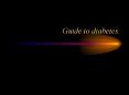 Guide to diabetes Definition Diabetes mellitus is a syndrom