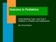 Diabetes in Pediatrics Understanding Type I and Type I