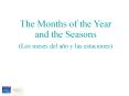 The Months of the Year and the Seasons (Los meses del a o 