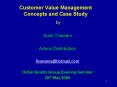Customer Value Management Concepts and Case Study by Suni