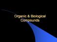 Organic & Biological Compounds 4. Reasons why carbon form