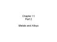 Chapter 11 Part 2 Metals and Alloys Nomenclature of Steel