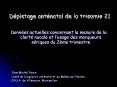 D pistage ant natal de la trisomie 21 Donn es actuelle