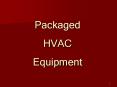 Packaged HVAC Equipment Packaged HVAC Equipment Is the mos