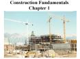 Construction Fundamentals Chapter 1 Chapter 1 - Historica