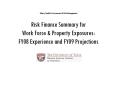 Safety, Health, Environment & Risk Management Risk Financ