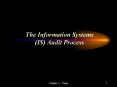 The Information Systems (IS) Audit Process Process Are