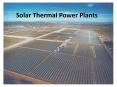 Solar Thermal Power Plants Solar Thermal Power Plants Sola