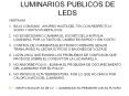 luminarios publicos de leds ventajas bajo consumo , ahorr