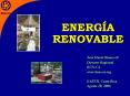 ENERG A RENOVABLE Jos  Mar a Blanco R. Director Regiona