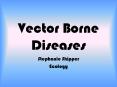 Vector Borne Diseases Stephanie Skipper Ecology Vector Born