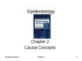 Epidemiology Kept Simple Chapter 2 Causal Concepts Gerstma