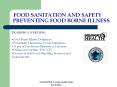 FOOD SANITATION AND SAFETY PREVENTING FOOD BORNE ILLNES