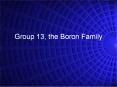 Group 13, the Boron Family Group 13, the Boron Family Group