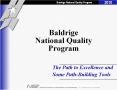 Baldrige National Quality Program Baldrige National Qualit