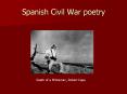Spanish Civil War poetry Death of a Militiaman, Robert Capa