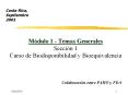 Costa Rica, Septiembre 2001 M dulo 1 - Temas Generales Secc