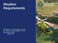 Weather Requirements HEMS Weather Summit March 2006 Overvie