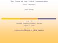 The Power of Non-Verbal Communication (Body Language) Tony