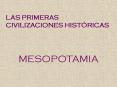 las primeras civilizaciones hist ricas mesopotamia 