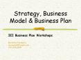Strategy, Business Model & Business Plan IEI Business Pla