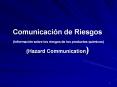 Comunicaci n de Riesgos (Informaci n sobre los riesgos d