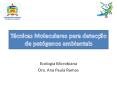Ecologia Microbiana Dra. Ana Paula Ramos * Dot Blot :  cid