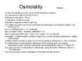 Osmolality Goldman A mole of a substance is the mol wt o