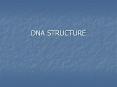 DNA STRUCTURE NUCLEIC ACIDS Nucleic acids are polymer