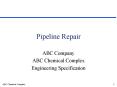 ABC Company ABC Chemical Complex Engineering Specificatio