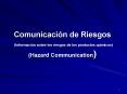 Comunicaci n de Riesgos (Informaci n sobre los riesgos d