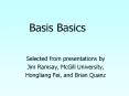 A power point presentation to show how the Spline method o