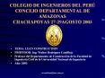 colegio de ingenieros del per  concejo departamental d