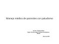 Manejo m dico de pacientes con paludismo Jacinto Santiag