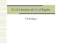 Civil Liberties & Civil Rights US Politics Civil Liberties 