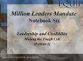 Million Leaders Mandate Notebook Six Leadership an