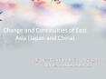 Change and Continuities of East Asia (Japan and China) B